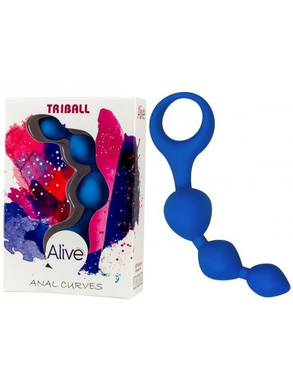 Dildo anal Triball bleu